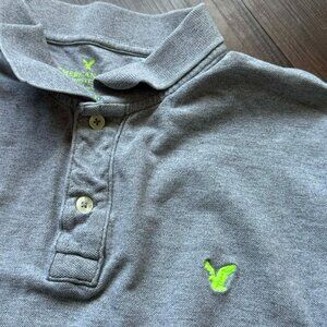 American Eagle Mens Polo XXL Preppy Minimalist Classic Normcore Casual Shirt3079